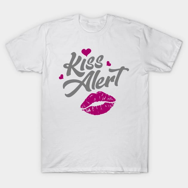 kiss lips love T-Shirt by Supertrooper